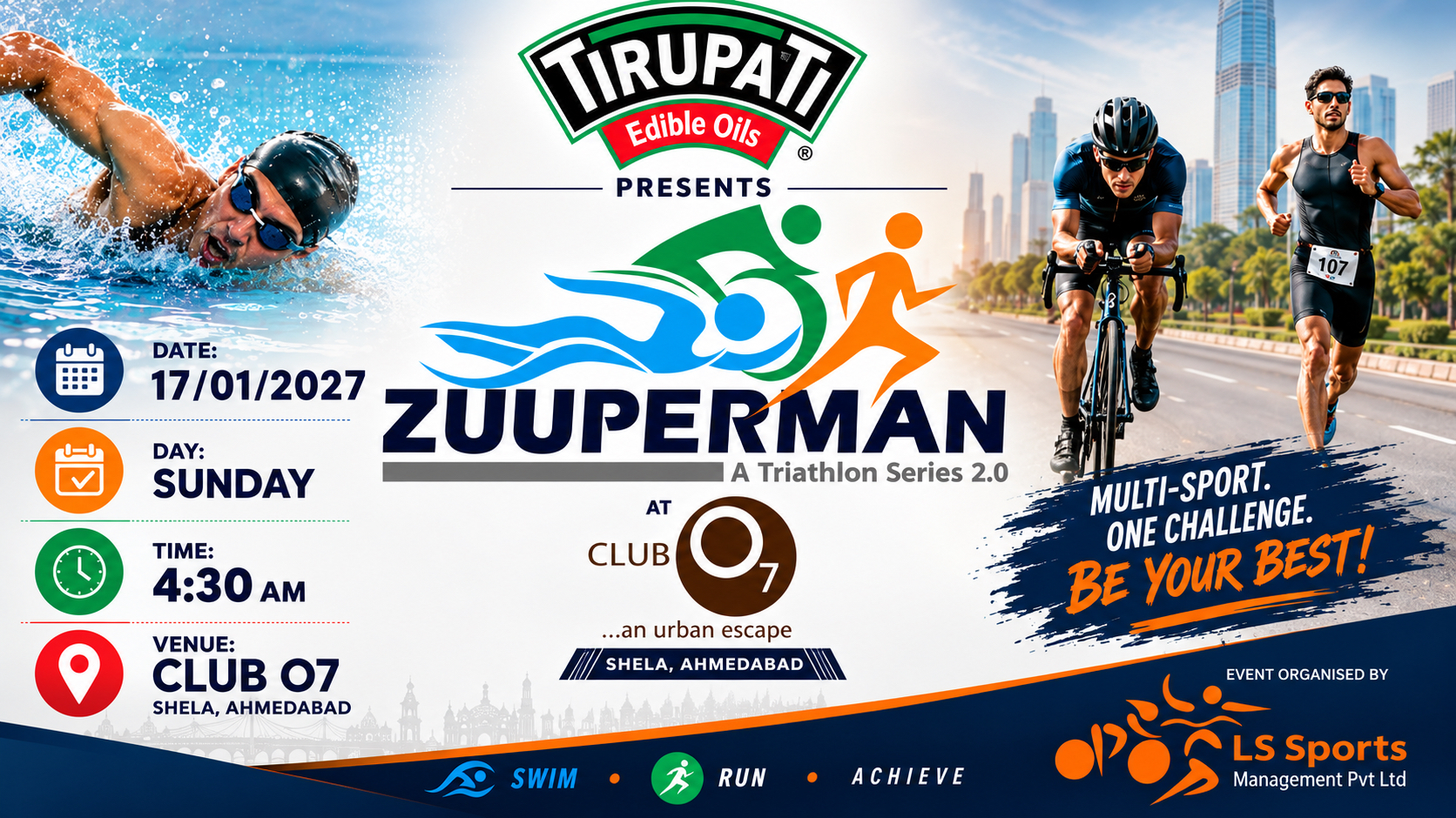 Zuuperman – A Triathlon Series 2.0